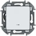 Переключатель одноклавишный с подсветкой/индикацией INSPIRIA 10 AX 250 В~ белый | код 673660 | Legrand (3шт. в упак.)