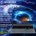 Игровой ноутбук 16.1 Neobihier, Intel Core I7-8750H (6 ядер, 12 потоков, до 4.1 ГГц), NVIDIA GeForce GTX 1050 (4 ГБ), 32 ГБ DDR4 RAM, 512 ГБ SSD, IPS экран, Windows 11 Pro