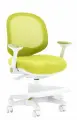 Детское кресло Kids 102 Everprof белый, зеленый, ткань, пластик, мягкое сиденье, с подлокотниками