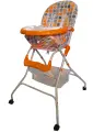 Стульчик Boston new на колесах оранжевый Stiony