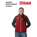 Жилет флисовый мужской Alaskan Veteran, бордовый, XXL