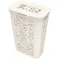 Корзина Полимербыт для белья Leaves 40л 440х275х635мм молочный (434942400)