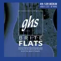 Струны для бас-гитары GHS Brite Flats M3075-5 49-129