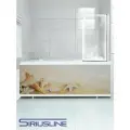 Экран под ванну 170 см, цвет Берег с ракушками, пластиковый профиль, SIRIUSLINE