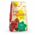 Сухой корм для взрослых кошек Наш рацион полнорационный, говядина 10 кг