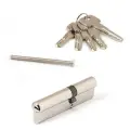 Цилиндровый механизм Apecs SM-110(45/65)-NI, ключ/ключ, никель
