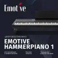 Цифровое пианино Emotive Hammerpiano 1 BK, 88 клавиш, полифония 256, Bluetooth, пюпитр