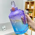 Спортивная бутылка 2,3 л с ручкой и ремешком, градиентный фиолетовый