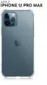 Противоударный силиконовый чехол ROSCO на Apple iPhone 12 Pro Max (Эпл Айфон 12 про Макс) с усиленными углами, бортик вокруг модуля камер, прозрачный