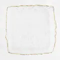 Блюдо, Kuchenland, 15х15 см, стекло, квадратное, с золотистым кантом, Nautilus gold