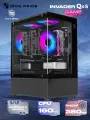 Корпус Invader Q4S + закаленное стекло, Micro-ATX, Mini-ITX