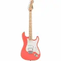 FENDER SQUIER SONIC STRAT HSS MN Tahitian Coral электрогитара, цвет коралловый