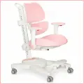 Растущее детское кресло ортопедическое с подлокотниками Ergokids Space Air Y-609 розовое