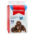 Пеленки для щенков впитывающие Everyday Гелевые 60х90 см 10 шт. 60 см 90 см белый,