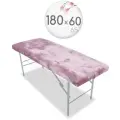 Чехол для кушетки и массажного стола, велюр, 180x60 см, пыльная роза