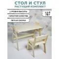 Детский растущий стул и стол мольберт, комплект детской мебели растишка RuLes