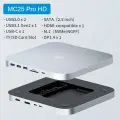 Hagibis USB C концентратор с корпусом HDD для Mac mini
