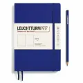 Блокнот Leuchtturm1917 Classic A5 (14.5x21см.) 80г/м2 - 123 стр. без линовки мягкая обложка Чернильный