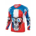Мотоджерси череп триколор / Лонгслив с черепом