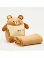 Мягкая игрушка Медведь с пледом, 35 см