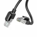 Сетевой кабель для интернета Earldom ET-NW1, Ethernet RJ45, 40 Gbps, 2 метра, Черный