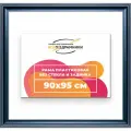 Рама багетная 90x95 для картин на холсте, пластиковая, без стекла и задника, ВсеПодрамники