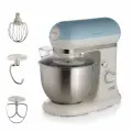 Кухонная машина Ariete Vintage Light Blue, 2400Вт, 10 скоростей, нержавеющая сталь