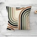 Подушка декоративная Радуга Геометрия 40х40 велюр