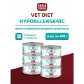 Влажный корм для собак Solid Natura VET Hypoallergenic, склонных к аллергии упаковка 6 шт х 100 г
