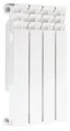Радиатор биметаллический 500 мм 4 секции 1 боковое подключение белый