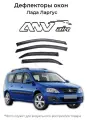 Дефлекторы окон (ветровики) Lada Ларгус