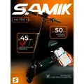 Электросамокат SAMIK M4 Pro Plus, 800Вт, 50км/ч, складной, черный