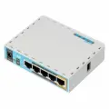 Wi-Fi роутер MIKROTIK hAP, N300, белый [rb951ui-2nd]