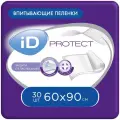 Пелёнка iD Protect, 60 х 90 см, 30 шт., 1 уп.