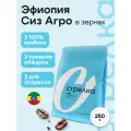 Кофе в зернах 100% Арабика 250 гр, Бразилия фенси, свежеобжаренный, натуральный, Стрелка кофе