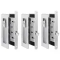 Набор для раздвижных дверей ARMADILLO SH. URB153. KIT011-BK (SH011 URB) СP-8 хром (комплект 3 штуки)