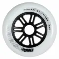 Комплект колёс для роликов Powerslide Spinner 110/88A 3-pack Black/White