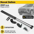 Газовые амортизаторы (упоры) капота Haval Jolion (2021-н. в.) Дорестайлинг и Рестайлинг, стойки кузова 2 шт, газлифт крышки хавал хавейл джолион