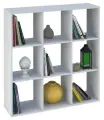 Стеллаж Polini Home Smart Кубический 9 секций, белый