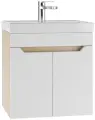 Тумба подвесная под умывальник Енисей 50 Мечта без ящика Дуб сонома АЙСБЕРГ