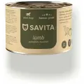 SAVITA консервы консервы для собак Ягнёнок с тыквой и кабачками. Влажный корм, 24шт по 240гр