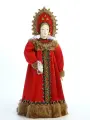 Кукла коллекционная в русском праздничном костюме
