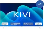 Телевизор KIVI M43UD70W, 4K Ultra HD, белый