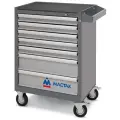 Тележка инструментальная, 7 полок, «оптима», серая мастак 521-07581MG