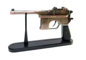 Зажигалка пистолет Mauser 96 как настоящий , без газа, НЕ заправлена