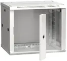 Шкаф коммутационный ITK Linea W (LWR3-09U64-GF) настенный 9U 600x450мм пер. дв. стекл 90кг серый 350мм 24кг 200град. 500мм IP20 IK08 сталь