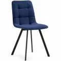 Стул на металлокаркасе Woodville Чилли Синий/Черный каркас 8108470120