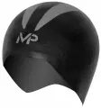 Шапочка для плавания силиконовая Michael Phelps X-O, черный/серебристый, размер M (55-59)
