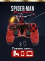 Беспроводной геймпад для игровой приставки ПС4, смартфона и ПК, Spider Man DARK