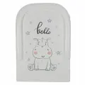 Доска пеленальная Бегемотик с бортиками, для детских кроватей Polini kids